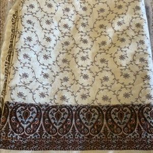 NEW Handcrafted embroidered Winter Shawl Full Size